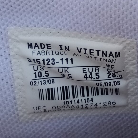 Nike Air AF-1 white sneakers sz 10 1/2 - Picture 4 of 16